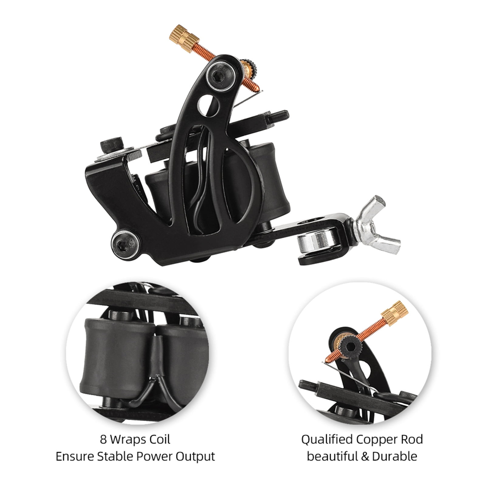 Kit de tatouage complet, machines à tatouer traditionnelles pour
