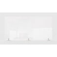 thumbnail image 2 of Ghent's Plastic 18" x 48" Partition Extender with Tape in Clear, 2 of 4