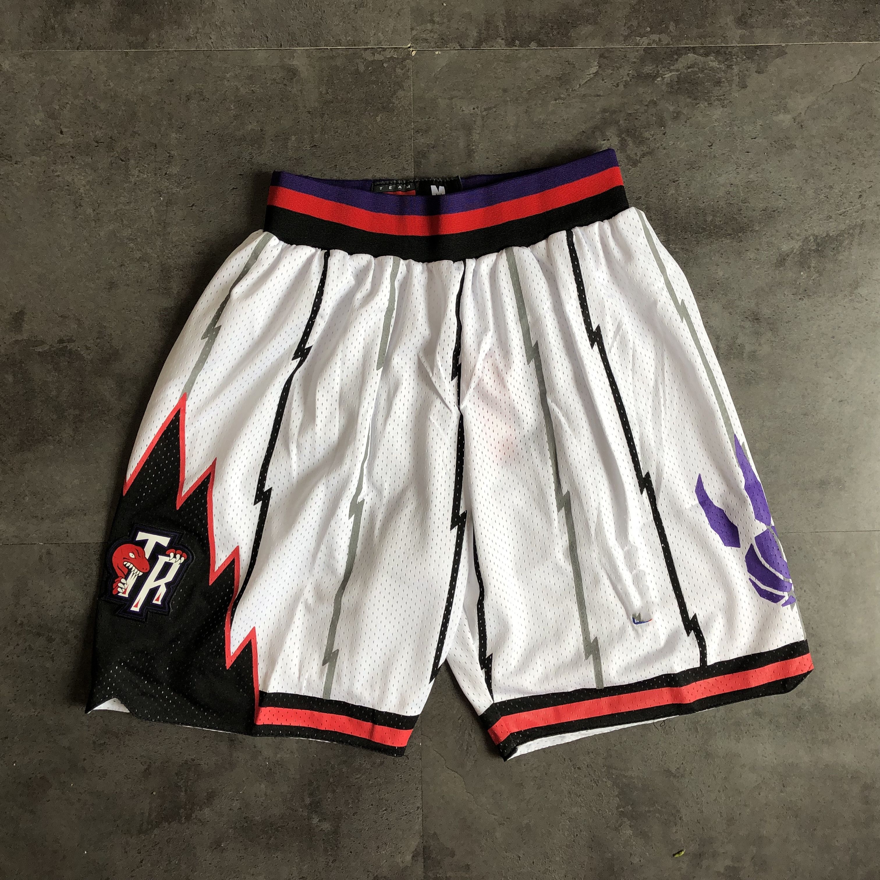 NBAToronto''Raptors''Shorts mens Throwback Basketball Shorts pocket Basketball Jersey 15 Vince