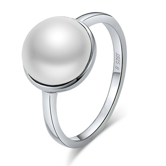 Pearl Statement Ring for Women Sterling Silver Ginger Lyne Collection