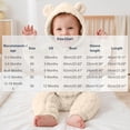 thumbnail image 3 of Annhoo Infant Girls Boys Hooded Jumpsuits Winter Fleece Zip Up Long Sleeve Rompers with Cute Ears Newborn Homewear, 3 of 9