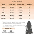 thumbnail image 7 of SHAPERX Women's Long Sleeve T-Shirt Mock Neck Slim Fit Tops Basic Tee, 7 of 7