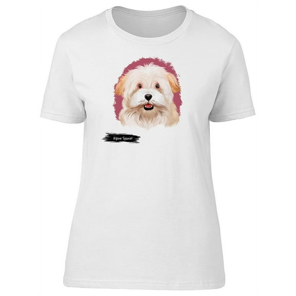Alpine Spaniel Watercolor Dog T-Shirt Women -Image by Shutterstock, Female x-Large
