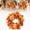 A, variant on 45cm Halloween Pumpkin and Maple Leaf Wreath – Fall Door Hanger with Berries for Indoor Outdoor Porch and Farmhouse Decor
