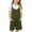 Army Green1, variant on Cethrio Girls Summer Overalls, Sleeveless Loose Spaghetti Strap Casual Overalls with Pockets Orange Size 13-14T