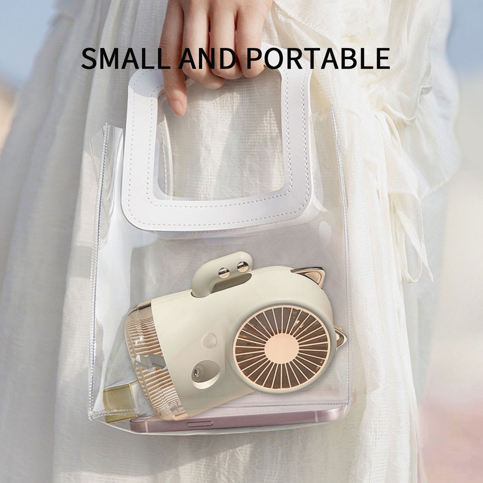 sruoe Air Conditioner, Portable Air Cooler, USB Personal Air Cooler, Portable Air Conditioners on Clearance, Mini Portable Air Conditioner Quiet Desk Cooler