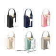 thumbnail image 3 of 2pcs Colorful PU Leather Tissue Holder Box Hanging Paper Towel Dispenser for Living Room Office and Vehicle Interior Pink, 3 of 4