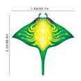 thumbnail image 2 of Tholdsy Marco de fibra de vidrio Animal Kite Triangular impermeable Flying Kite Niños Actividad al aire libre Juguete Juegos de césped Verde, 2 of 6