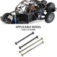 thumbnail image 1 of mmirethe Steel 1/6 Rear Dogbone Shaft RC Upgrade Part 2pcs High Reliability Rear Driving Shaft For LOSi Super Baja Rey RC Car Part Silver, 1 of 6
