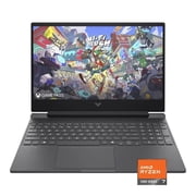 HP - Victus 15.6 144Hz Full HD Gaming Laptop - AMD Ryzen 7 7445HS - 32GB Memory - NVIDIA GeForce RTX 4050 - 512GB SSD - Mica Silver