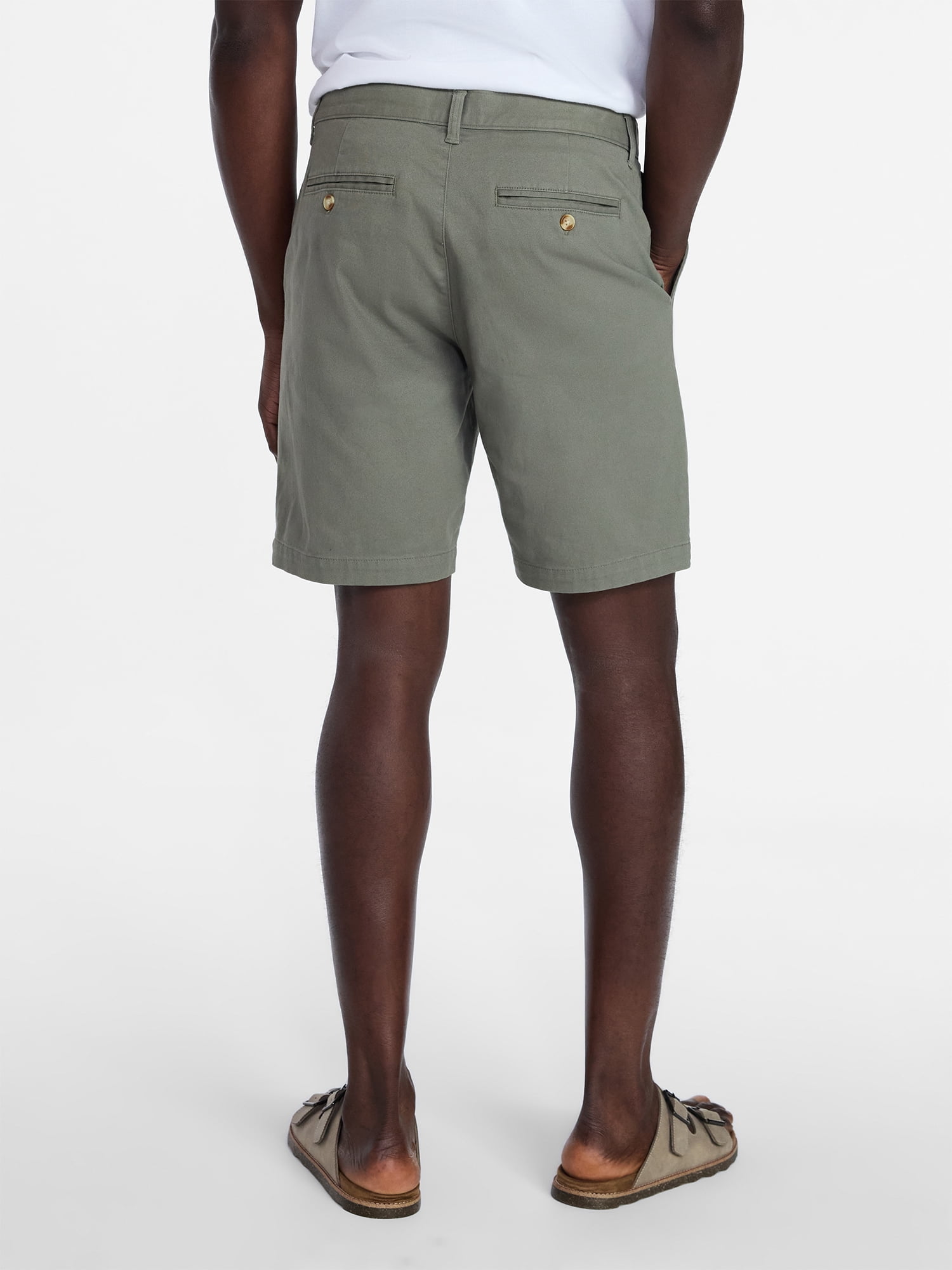 George Men's & Big Men's Modern Fit Flat Front Shorts, 5", 7", 9" Inseams, Sizes 28-54