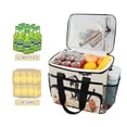 thumbnail image 2 of FORMRS Insulated Cooler Bag 24 Cans Capacity Soft Leakproof Lunch Box with Side Pockets, Gray Cartoon Halloween Cat, 2 of 7