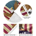 thumbnail image 2 of FMSHPON American Flag Tree Skirt Independence Day Xmas Christmas Tree Skirt Stand Mat for Holiday Party Decoration Indoor Outdoor 36 inches, 2 of 6