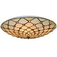 thumbnail image 4 of AFANQI 19.7" Ceiling Lamp 4 Lights Vintage Flush Mount Ceiling Light with Stained Glass Shade, 4 of 12