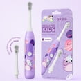 thumbnail image 1 of Ordo Oscillating Kids Battery Toothbrush - Squishmallows Daxxon - Purple, 1 of 6