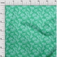 thumbnail image 2 of oneOone Velvet Sea Green Fabric Florals Craft Projects Decor Fabric Printed By The Yard 58 Inch Wide, 2 of 4