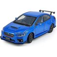 thumbnail image 1 of Impreza WRX STI S207 2016 - Coche de juguete deportivo de carreras, escala 1/32, de metal, para niños, con luz, 4 puertas, capó y maletero., 1 of 5