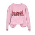 thumbnail image 3 of Xuyuer Women Long Sleeve Mama Sweatshirts Oversized Crewneck Pullover Hoodless Casual Knit Graphic Mom Tops, 3 of 5