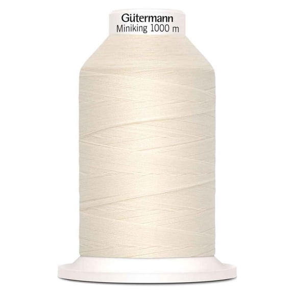 Gutermann Miniking Overlocking Sewing Thread – 1000m Bulky Nylon