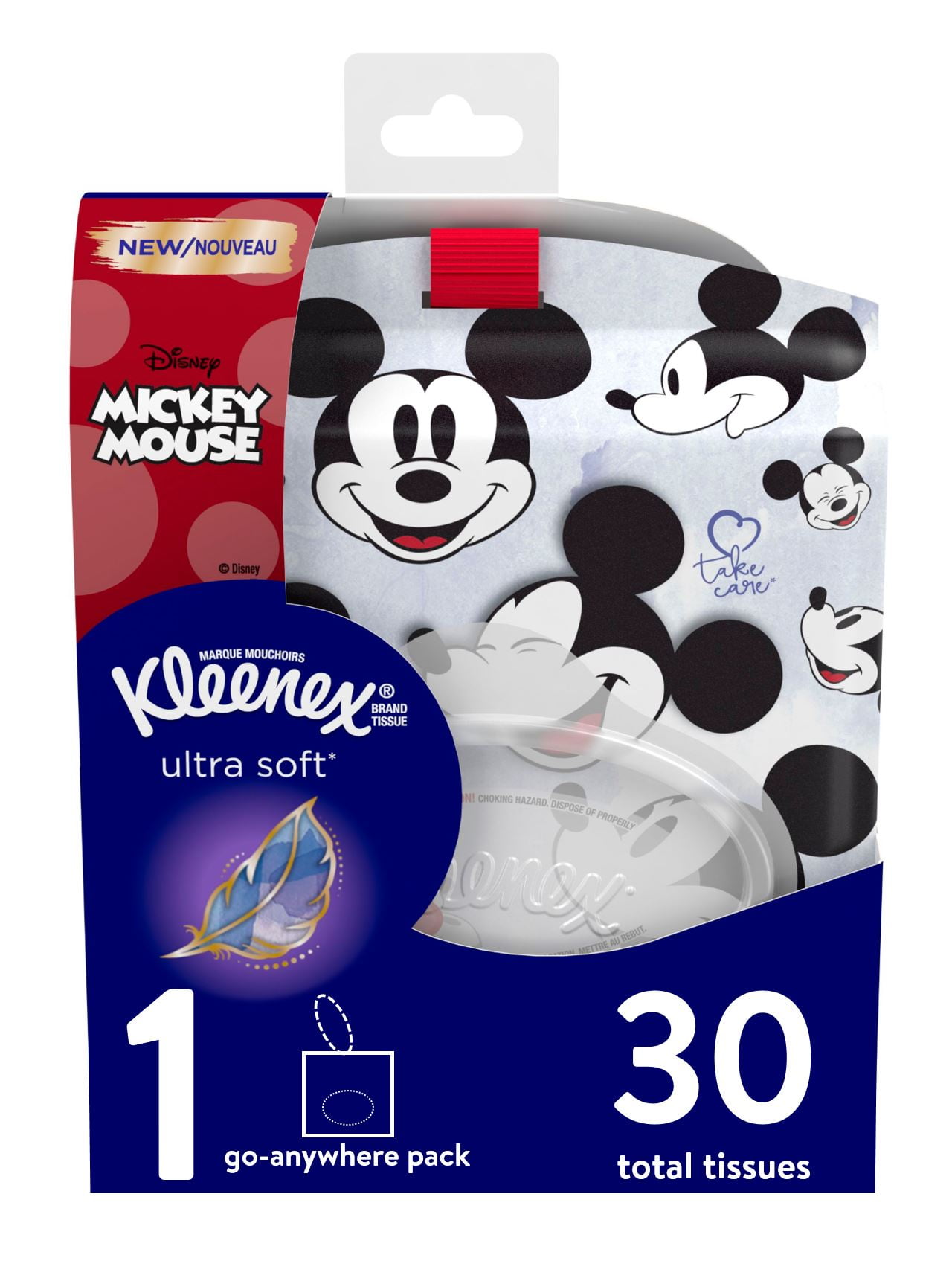 Kleenex Ultra Soft Go Anywhere Pack Facial Tissues, 30 Tissues per Pack