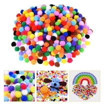 WHAMVOX  500 Pcs Felt Pom Poms Puff Balls Pompom Crafts Materials Child