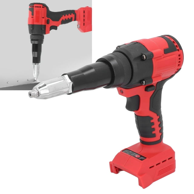 Kit de Rivets Sans Fil 18V Alimenté par Batterie avec Lumière LED Intégrée Outil de Rivets Électrique avec Rivets pour 48-11-1820 48-11-1822