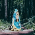 thumbnail image 5 of Honeii Vintage Map Travel Essentials Print Poncho Cape, Cloak Coat, Snuggly Hooded Wearable Blanket, Hooded Cape For Teenagers,Halloween Costumes-Large, 5 of 7