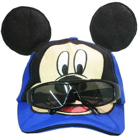 Disney Mickey Mouse Boys Baseball Cap with Removable Sunglasses [2013]