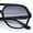 Black - Smoke, variant on Vintage Style Retro Iconic Plastic Racer Hipster Sunglasses Black - Smoke