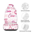 thumbnail image 4 of Fotbe Breast Cancer Pink Ribbons Awareness (2) Funda para Asiento de Auto con Estampado – Impermeable y Antisudor – Ajuste Universal, Lavable a Máquina, Antideslizante (1 Pieza), 4 of 5