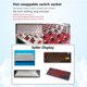 thumbnail image 1 of 84 Kit de mecáco Tres modos Blurtooth 5.1 2.4G Inalámbrico 3/5 Pin para computadora portátil critorio Carga USB shamjiam Teclado mecánico, 1 of 8