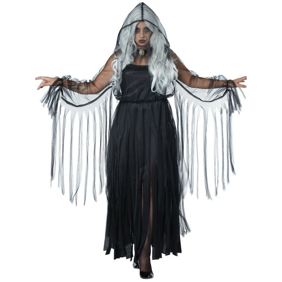 Women's Curvy Vengeful Spirit Costume