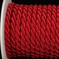thumbnail image 2 of Red Braided Cording Wired Craft Ribbon 0.25" x 17 Yards, 2 of 2