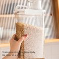 thumbnail image 3 of Taza medidora sellada Cubo de arroz de 2300 ml Cubo de comida para perros y gatos sellado para el hogar Caja de arroz a prueba de insectos a prueba de humedad Cubo de almacenamient, 3 of 14