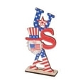 thumbnail image 2 of Independence Day Wooden Letter Ornaments Are Suitable For Desktop Decoration, 2 of 6