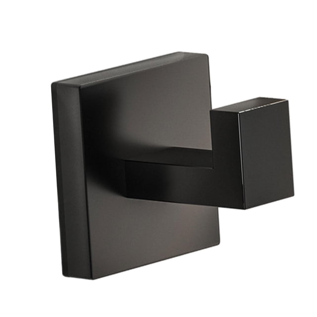 Ganchos para ducha perfecl Juego de 4 de acero inoxidable Negro