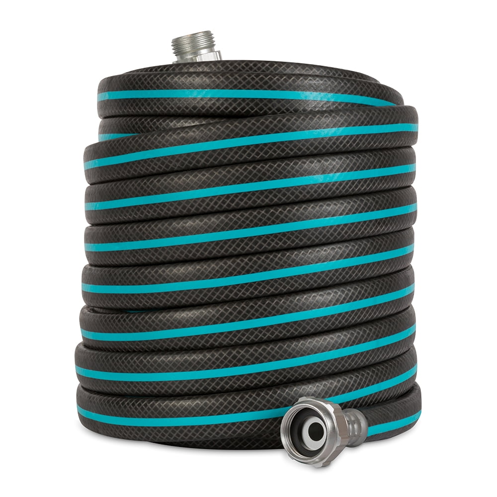 Gilmour AquaArmor Lightweight Hose 1/2" x 100', 8690011001, Black/Aqua