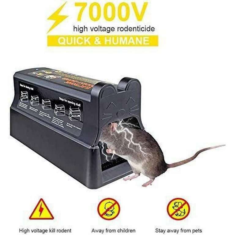 Indoor Battery-Powered Ultra Electronic Rat and Mouse Trap (4-Pack)