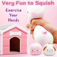 thumbnail image 5 of Pig Squishies Squeeze Toys, Malleable Dough Animal Stress Ball, Portable Hand Exercise Fidget Toy for Office Work Pressure, Collectible Animal Decor Classroom Reward Prize, 5 of 7