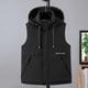 thumbnail image 1 of Ceisia Men's Fashion Stand Collar Zipper Sleeveless Tank with Pockets Versatile Casual Gift Outerwear, 1 of 8