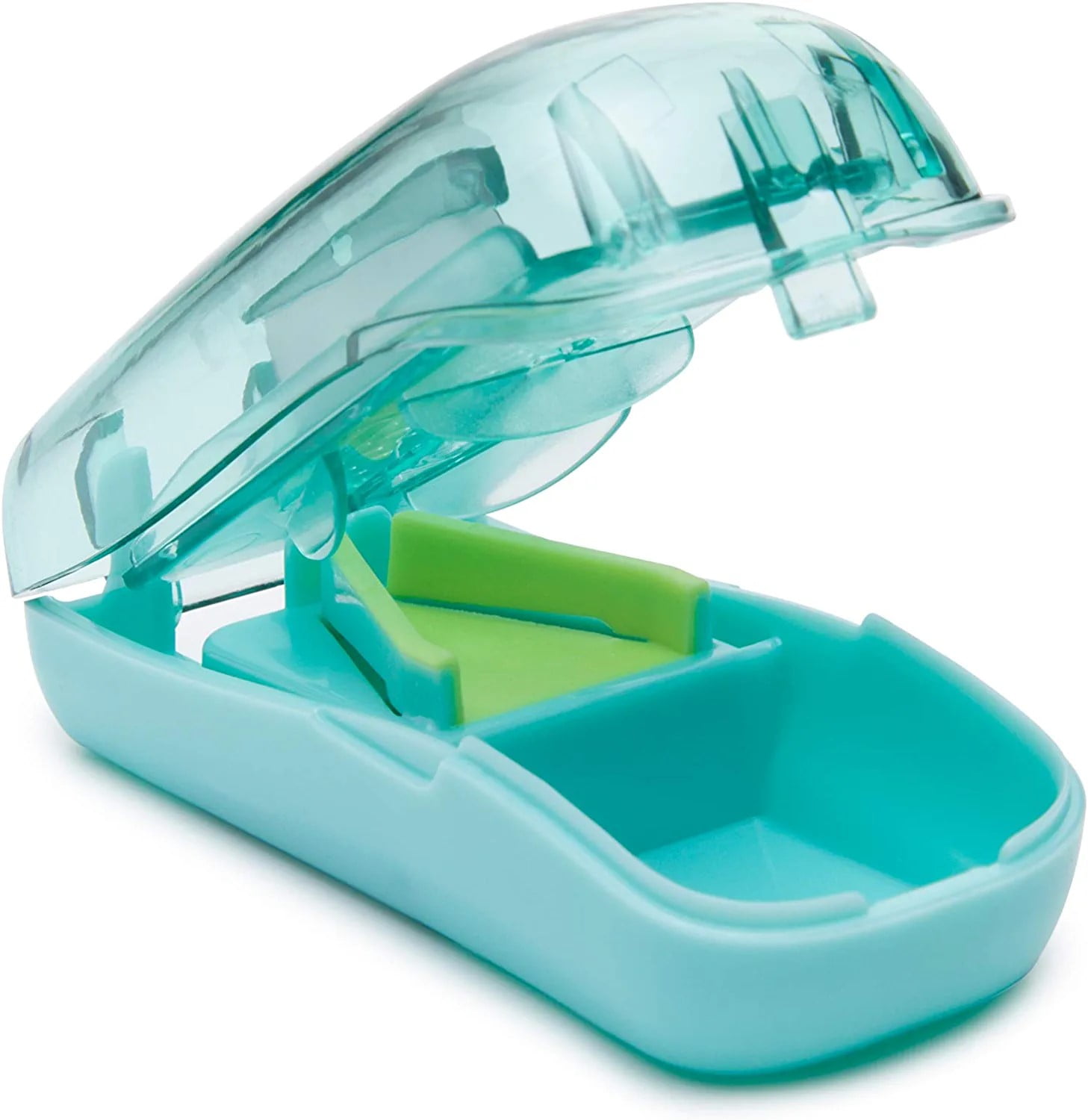 Pill Cutter with Blade Guard, Sukuos Finger Protect Accurate Pill