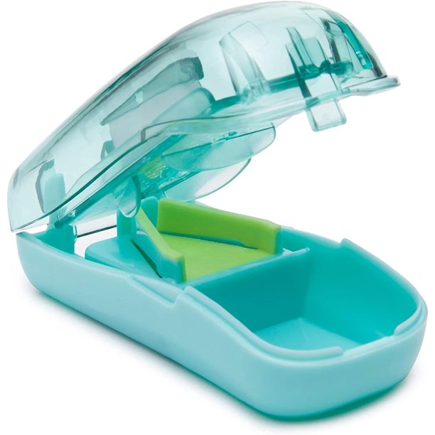 Pill Cutter with Blade Guard, Sukuos Finger Protect Accurate Pill