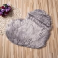 thumbnail image 3 of Mialoley Heart Shaped Shaggy Faux Fur Fluffy Rug Hairy Carpet, 3 of 6