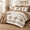 Beige Brown-King, variant on Black Brown Queen Size Boho Southwestern Aztec Geometric Pattern Comforter Bedding Set