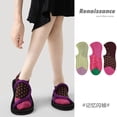 thumbnail image 4 of Breathable Summer No-Show Socks for Women - Embroidery Design & Non-Slip Stay-Up Crew Socks, 4 of 7