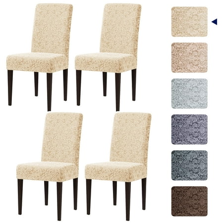 Subrtex Dining Chair Slipcovers, Damask Dining Chair Cover