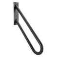 thumbnail image 6 of ToppiJoy 27.5" Handrail for Outdoor Steps, Wall Mounted Stair Handrails, Garage Railing Safety Grab Bars U-Shaped Handrail for Elderly Pregnant Women Indoor (Black), 6 of 24