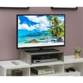 thumbnail image 3 of Pemberly Row Contemporary Wood Small Monitor Riser for TVs up to 23" in Gray, 3 of 5