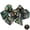 Black&Green, variant on 7pcs Polyhedral Galaxy Style DND Dice, for Dungeons and Dragons,RPG,Role Playing Table Game, Purple&Blue