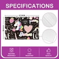 thumbnail image 2 of Erosebridal Cartoon Eiffel Tower Place Mats Set of 4 for in Door Dinning, Love Heart Table Place Mats for in Door Dining, Romantic Room Decor, 2 of 4